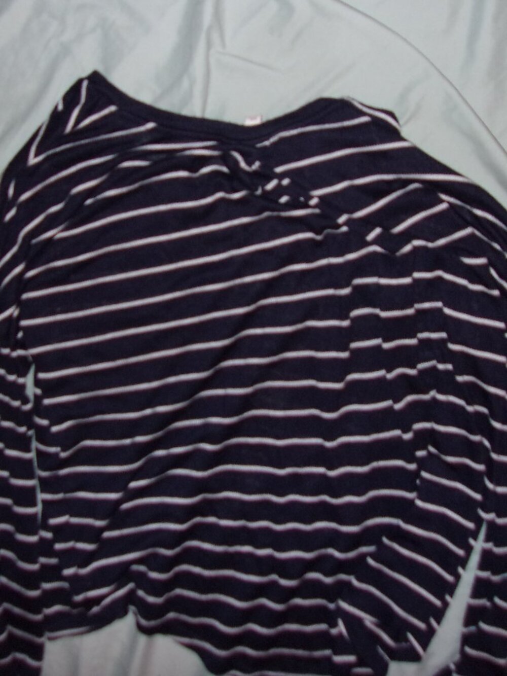 size xxl light knit black white striped womens sweater shirt 2x 2 x